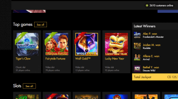 black diamond casino homepage