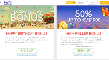 Loki Casino promotions