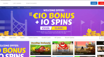 kaiser slots bonus