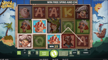hooks heroes slot free spins