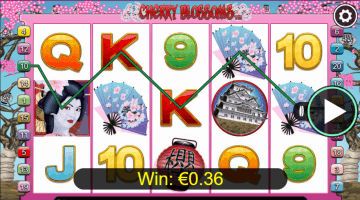 Cherry Blossoms slot free spins