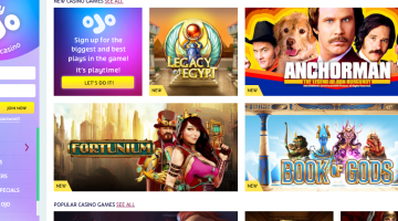 play ojo online slots