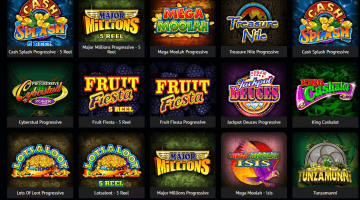 spin palace progressive slots