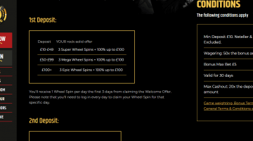 Metal casino promotions