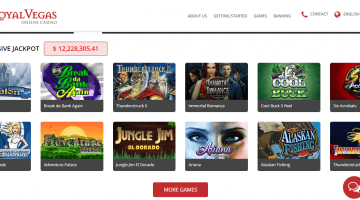 Royal Vegas slot games