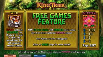 play king tiger slot