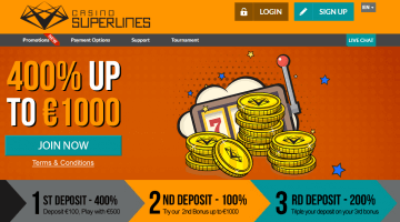 Casino Superlines bonus