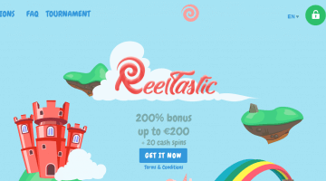 Reeltastic Casino free spins