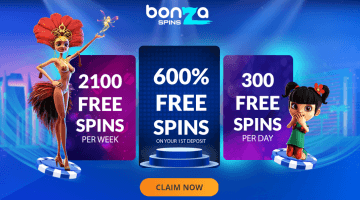Bonza Spins casino bonus