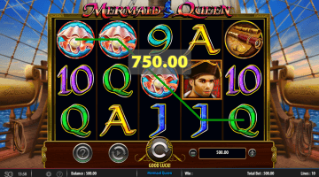 mermaid queen slot free spins