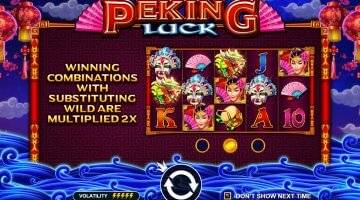 play Peking Luck slot