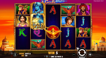 play 3 Genie Wishes slot