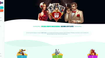 Spinia casino vip program