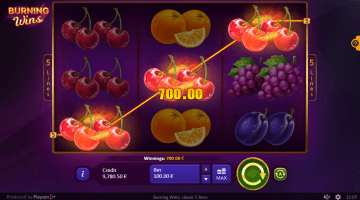 Burning Wins Slot Game Free Spins