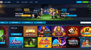 Webby Slots Casino Free Spins