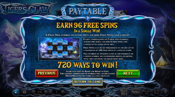 Play Tiger’s Claw Slot