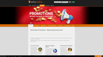 Emu Casino Promotions