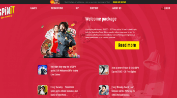 Spinit Casino Promotions