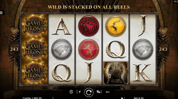 Game Of Thrones (243 Ways) Slot Game Free Spins