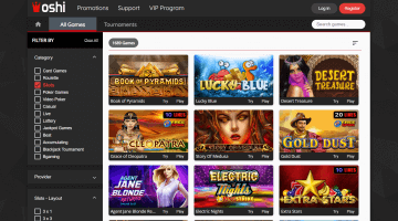 Oshi Casino Online Slots