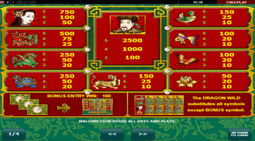 Play Dragons Pearl Slot