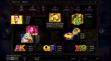 Play Football Superstar Slot