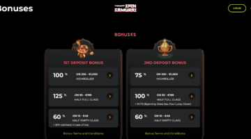 Spin Samurai Casino Promotions