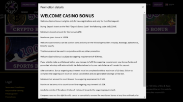 Black Magic Casino Welcome Bonus Package