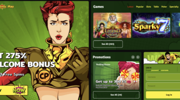 Comic Play Casino Free Spins