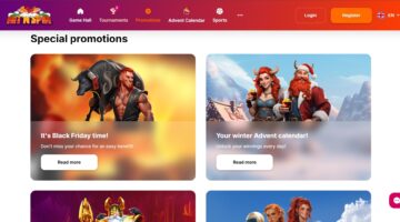 Hit’n’spin Casino Promotions