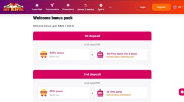 Hit’n’spin Casino Welcome Bonus Package