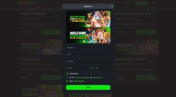 Velobet Casino Welcome Bonus Package