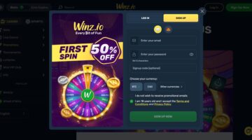 Winz.io Casino Welcome Bonus Package